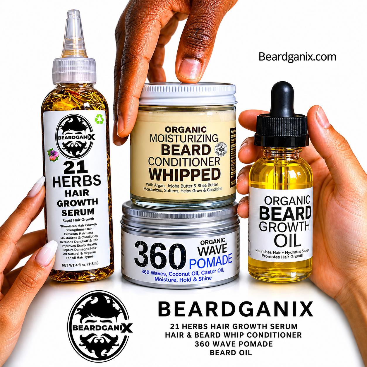 Organic Hair & Beard Growth System