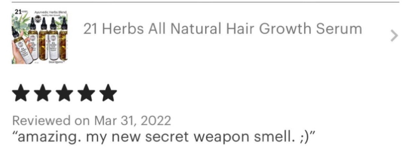 21 Herbs Hair Growth Serum