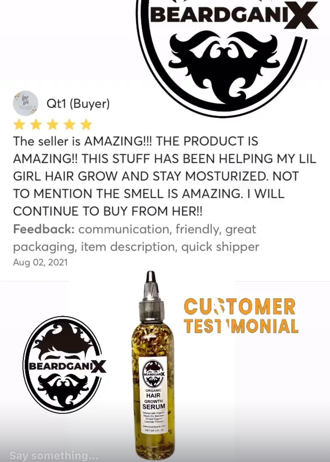 21 Herbs Hair Growth Serum