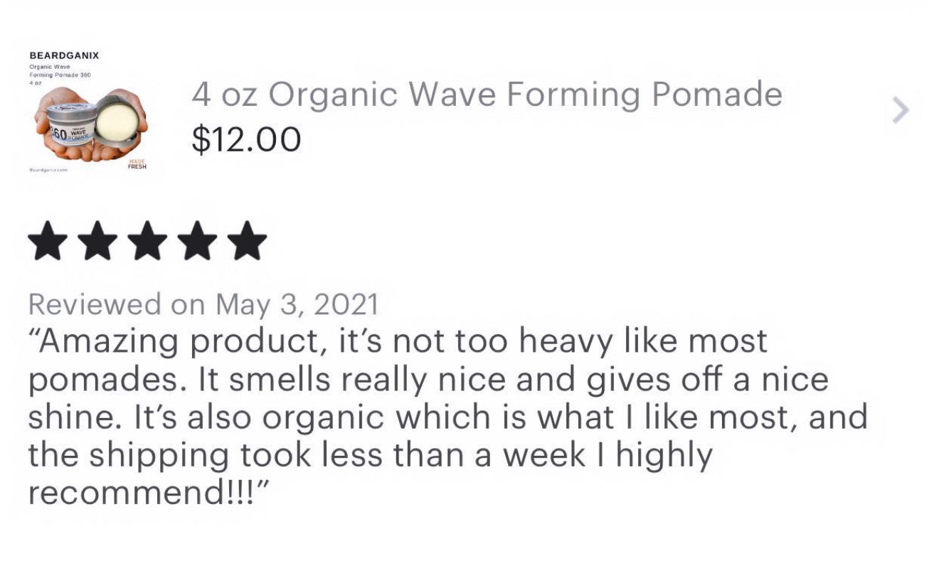 Organic Wave Forming Pomade
