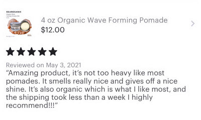 Organic Wave Forming Pomade