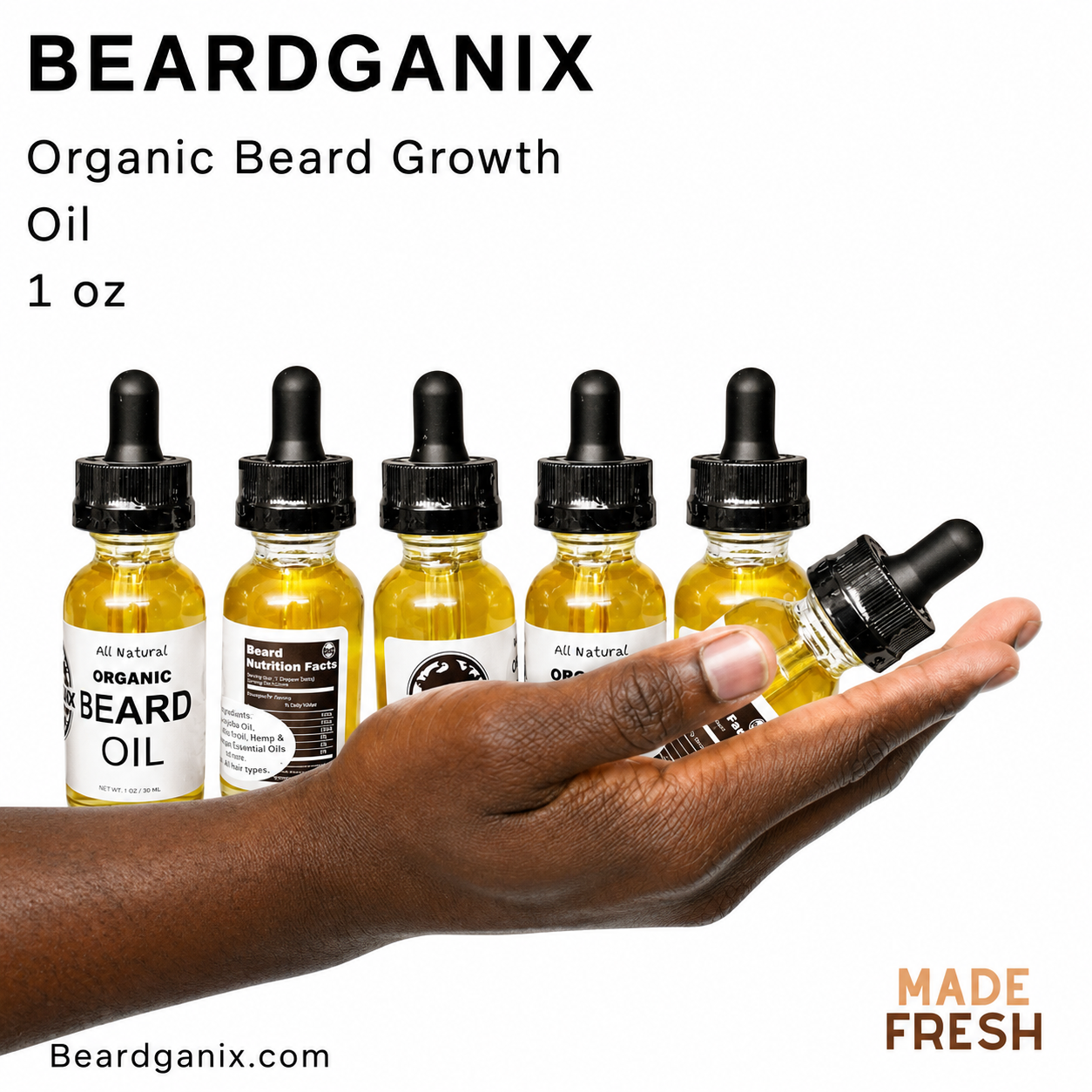 Organic Beard Growth Oil